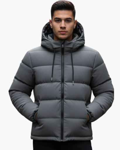 Doudoune Homme Classique à Capuche