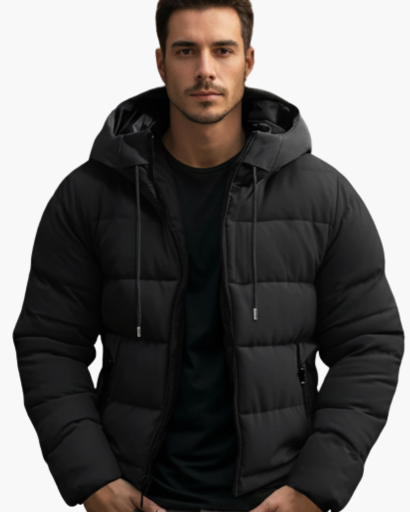 Doudoune Homme Classique à Capuche