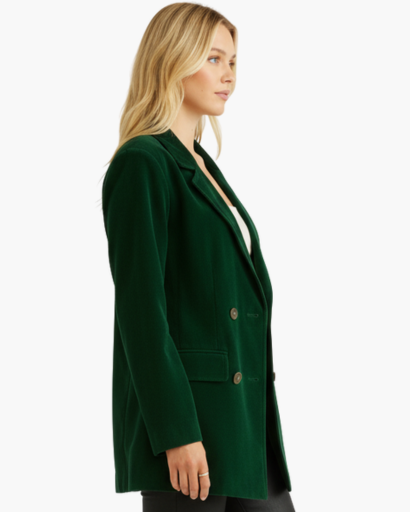 Blazer confortable en velours