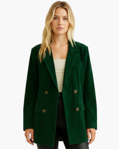 Blazer confortable en velours