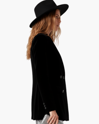 Blazer confortable en velours