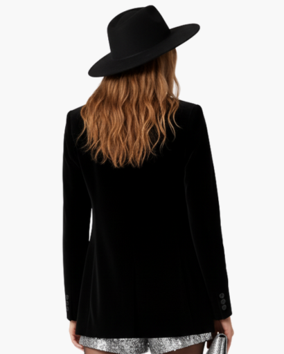 Blazer confortable en velours