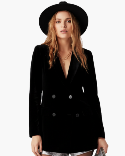 Blazer confortable en velours
