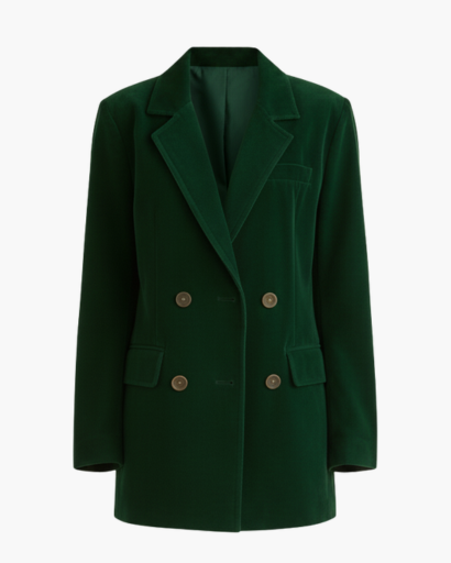 Blazer confortable en velours