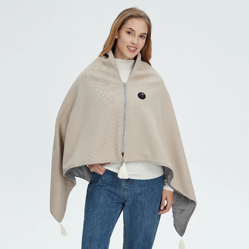Couverture chauffante électrique, tissu doux au toucher