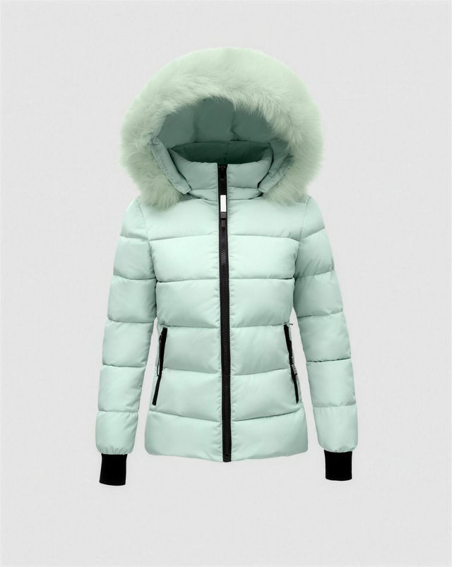 Doudoune Femme Capuche Fausse Fourrure – Look Moderne & Chaleur Assurée | Style Hiver