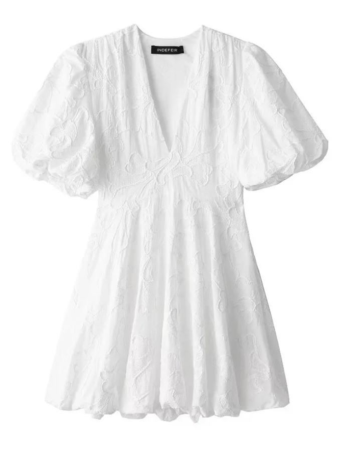 Robe Mini Texturée - vue 5