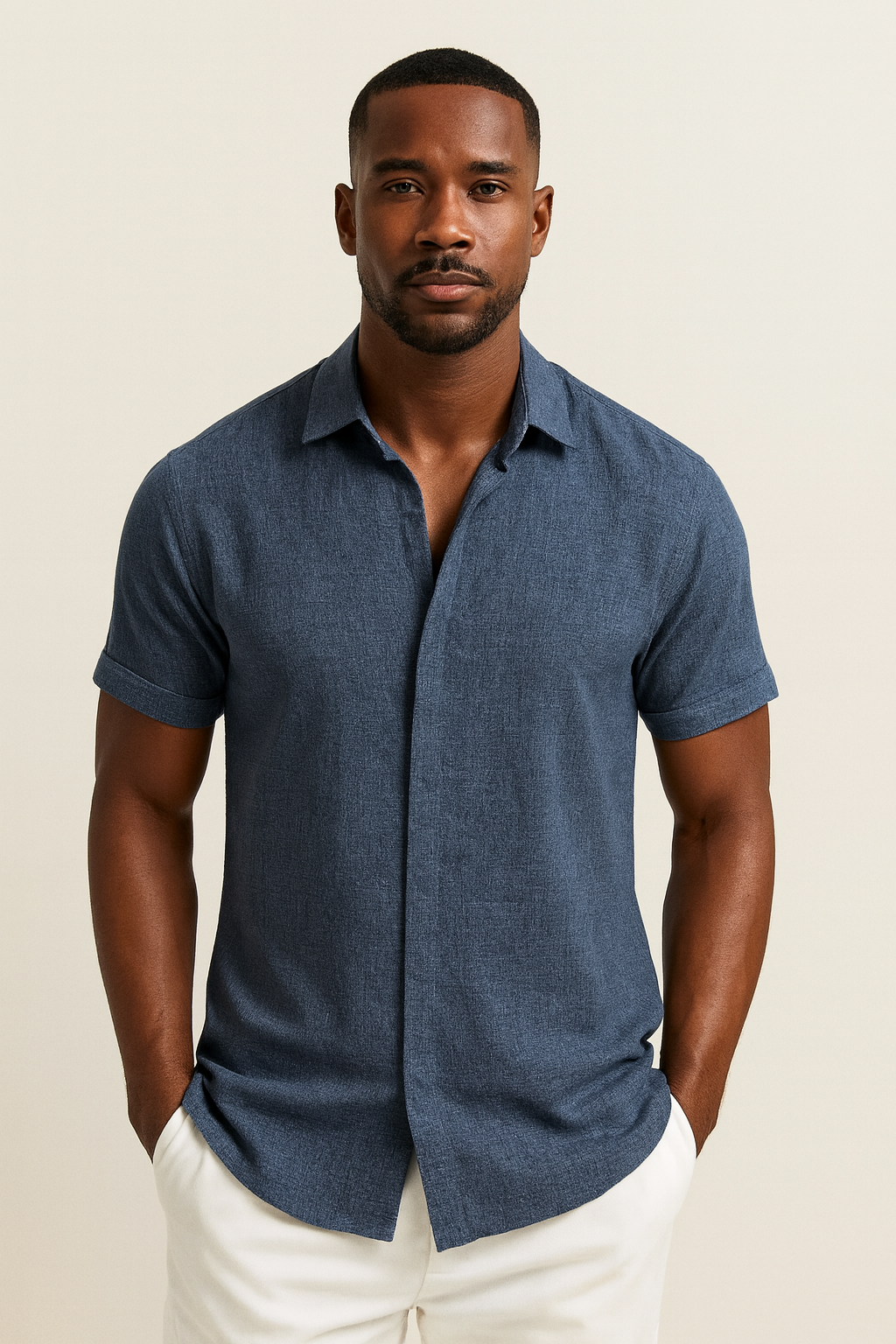 Top Homme – Coupe Ajustée & Matière Douce, Style Casual Tendance