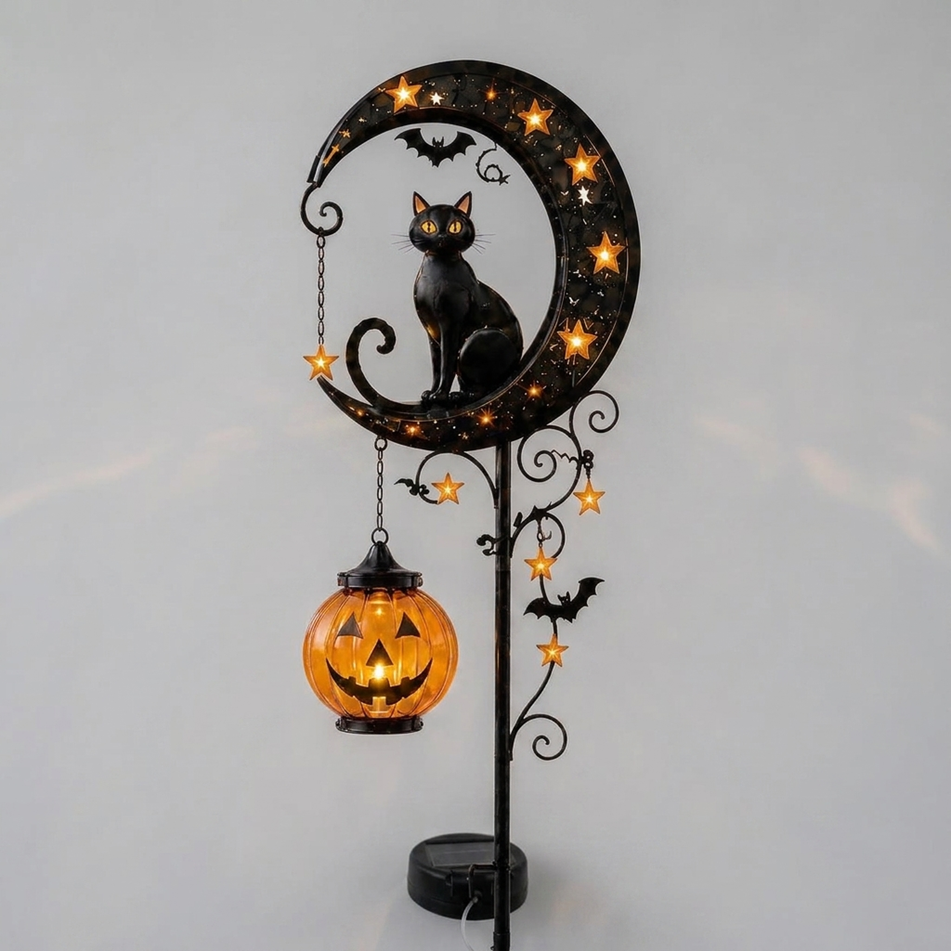 Piquet Halloween, variante citrouille en bas