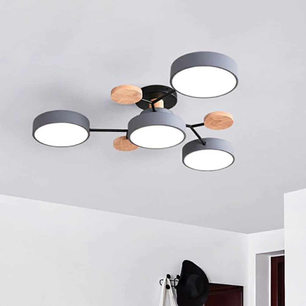Plafonnier LED multi-sources allumé