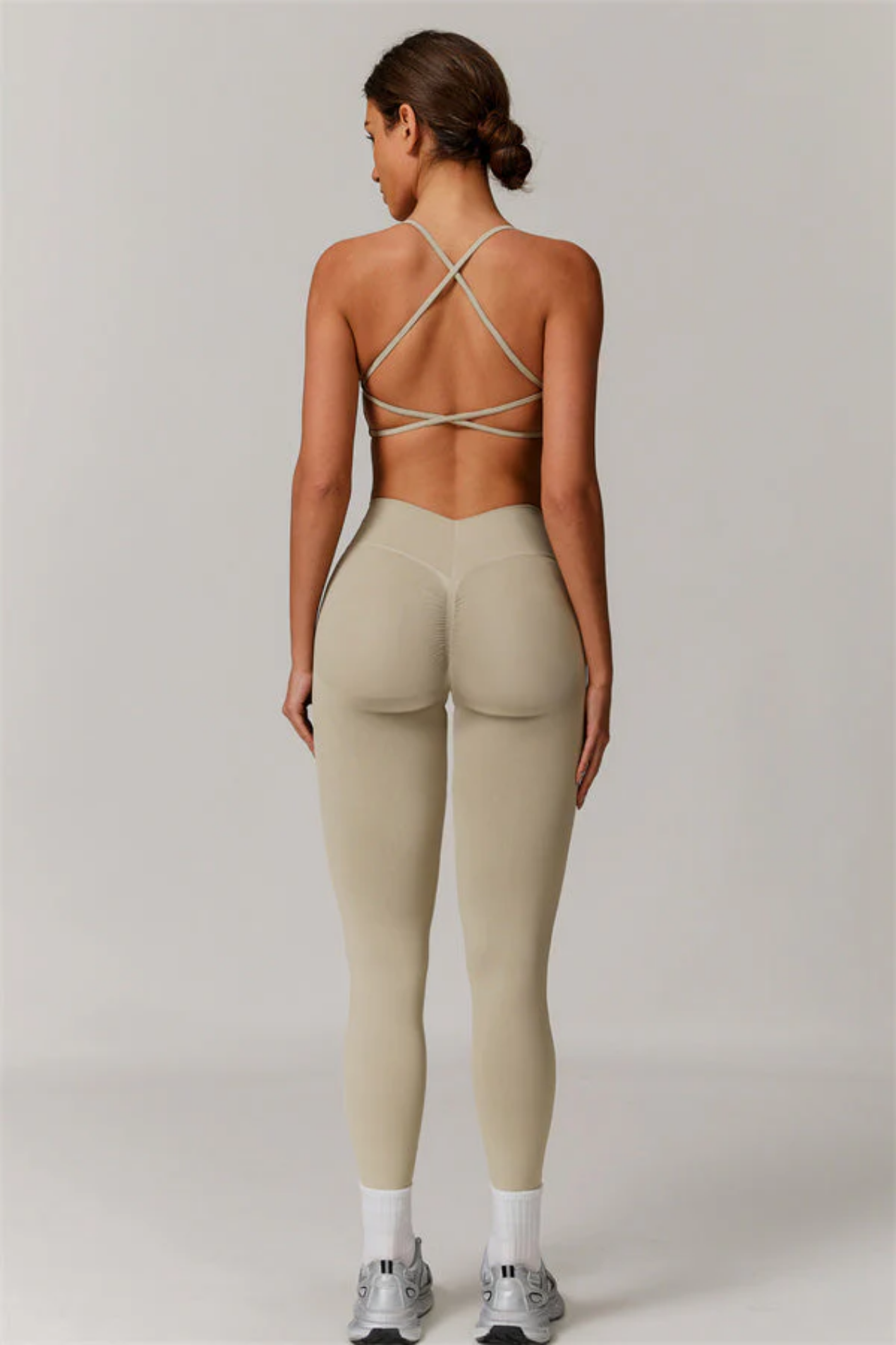 Ensemble Sport Femme Seamless – Brassière Dos Croisé et Legging Sculptant