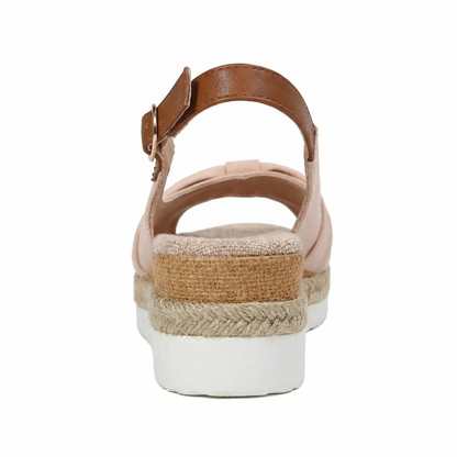 Sandales Femme Confort Ergonomiques – Sandales Compensées Avec Bride Ajustable