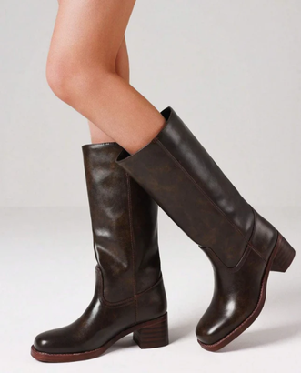 Bottes Hautes Femme – Doublure Chaude & Style Authentique