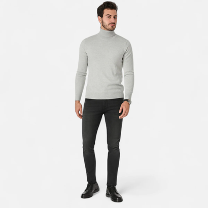 Pull Col Roulé Homme – Style Classique et Confort Absolu