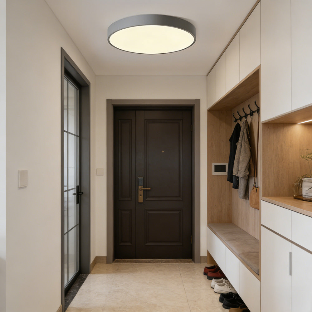 Plafonnier LED ambiance salon