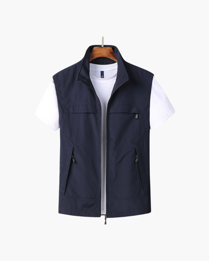 Gilet sans manches pour homme – Élégance légère et fonctionnelle