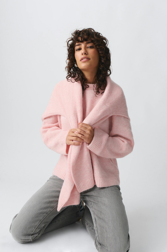 Pull Doux Femme – Coupe Oversize en Maille Moelleuse