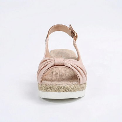 Sandales Femme Confort Ergonomiques – Sandales Compensées Avec Bride Ajustable