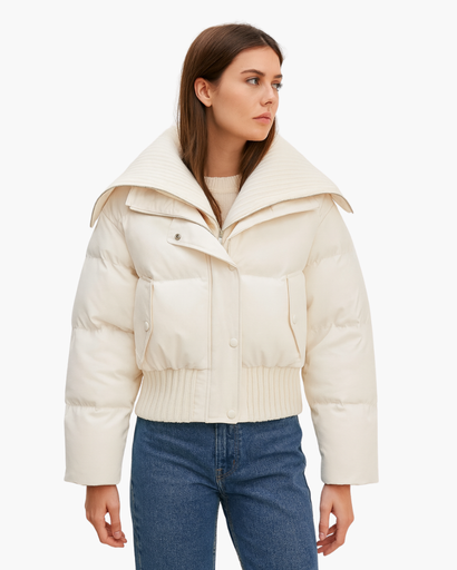 Doudoune Femme Oversize Zippée | Volume Moderne et Confort Thermique