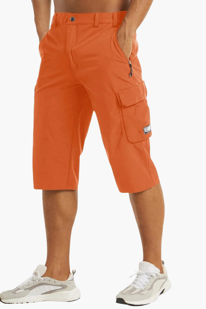 Short Cargo Homme Long – Bermuda Utilitaire Décontracté