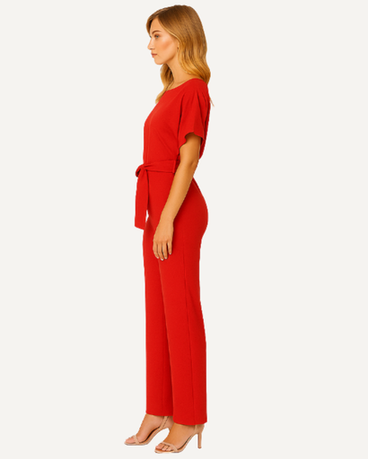 Combinaison femme élégante avec nœud – chic et flatteuse pour soirée