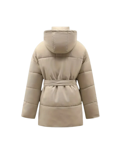 Manteau d’Hiver Léger Femme avec Ceinture – Coupe Matelassée Confortable