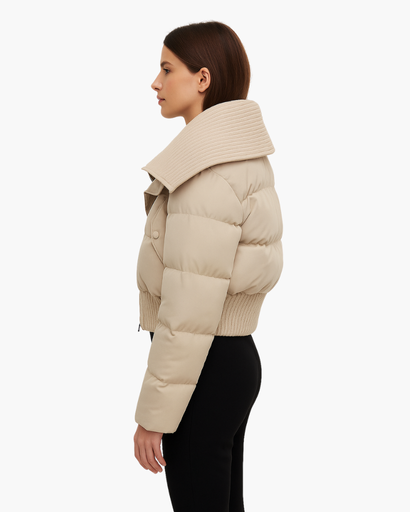 Doudoune Femme Oversize Zippée | Volume Moderne et Confort Thermique