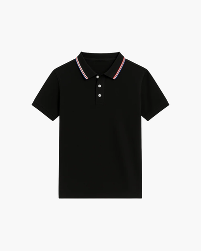 Polo Homme Élégant – Coupe Classique à Col Boutonné