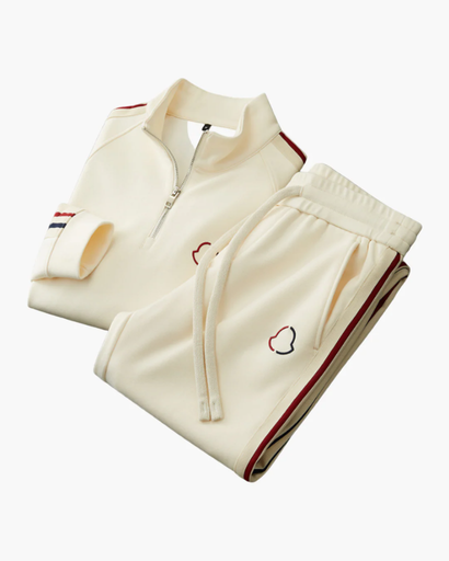 Ensemble Survêtement Zippé Homme – Look Sport Chic Bicolore