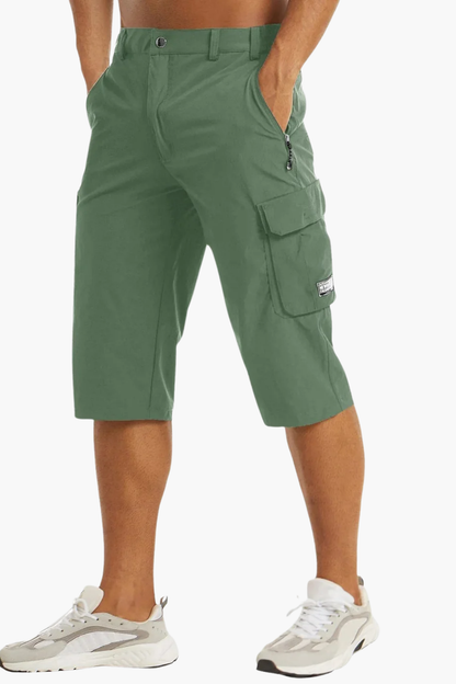 Short Cargo Homme Long – Bermuda Utilitaire Décontracté