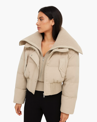 Doudoune Femme Oversize Zippée | Volume Moderne et Confort Thermique