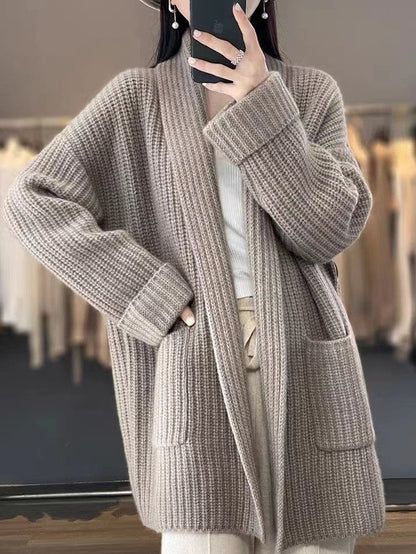 Cardigan en polyester - Confort et élégance pour l'automne et l'hiver | Martaline