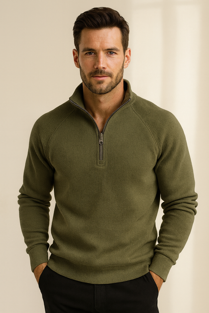 Pull Molletonné en Polyester Owen - Col Camionneur & Doublure Fleece