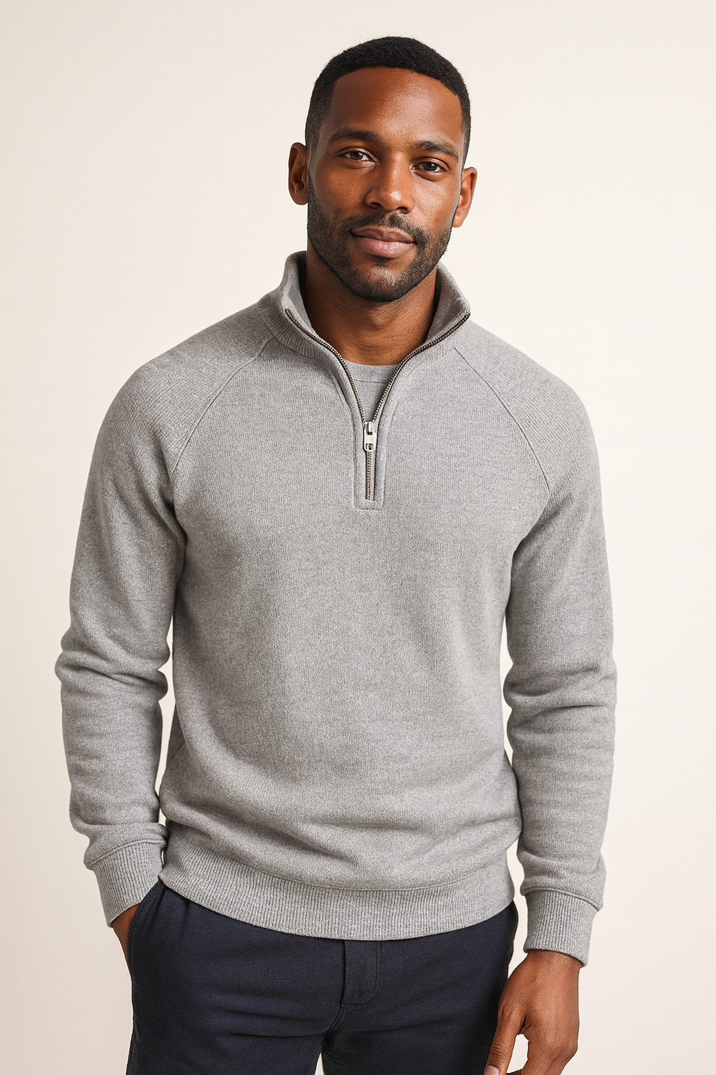 Pull Molletonné en Polyester Owen - Col Camionneur & Doublure Fleece