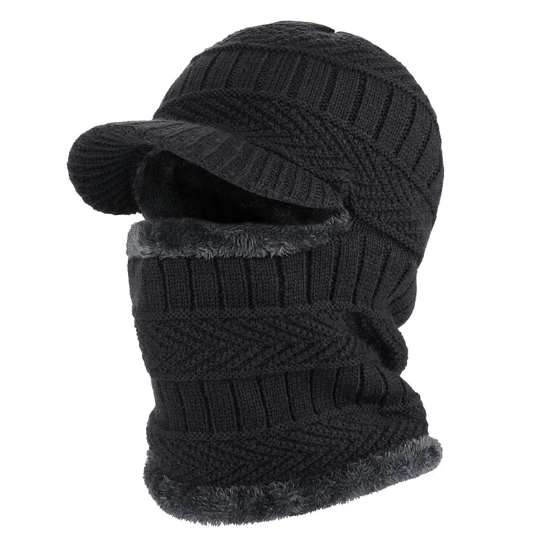 Bonnet Hiver Multifonction avec Cache-Cou et Protection Visage