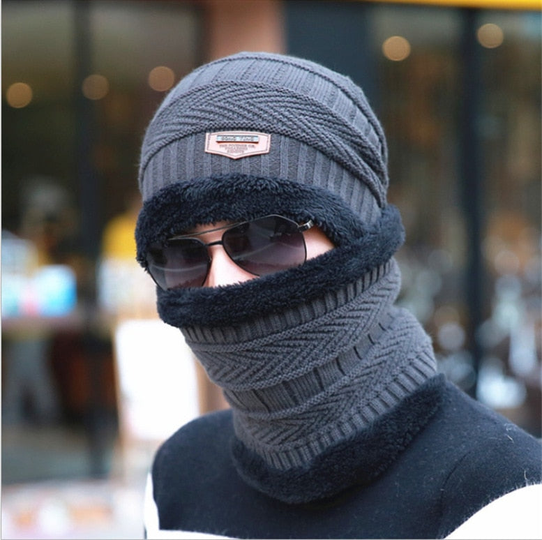 Bonnet Hiver Multifonction avec Cache-Cou et Protection Visage