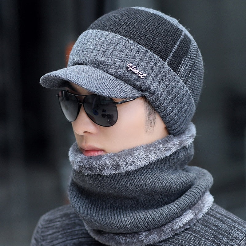 Bonnet Hiver Multifonction avec Cache-Cou et Protection Visage
