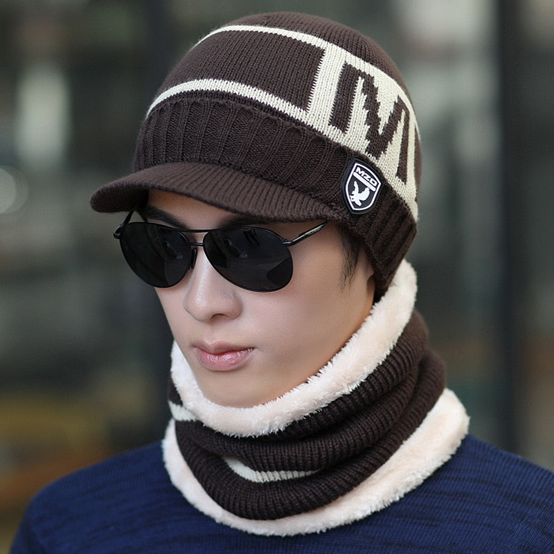 Bonnet Hiver Multifonction avec Cache-Cou et Protection Visage