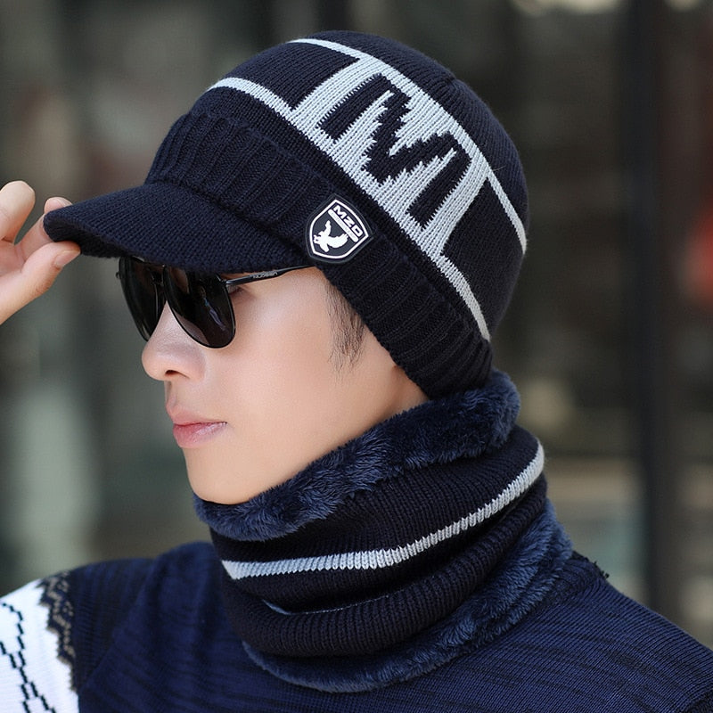 Bonnet Hiver Multifonction avec Cache-Cou et Protection Visage