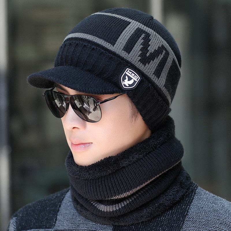 Bonnet Hiver Multifonction avec Cache-Cou et Protection Visage