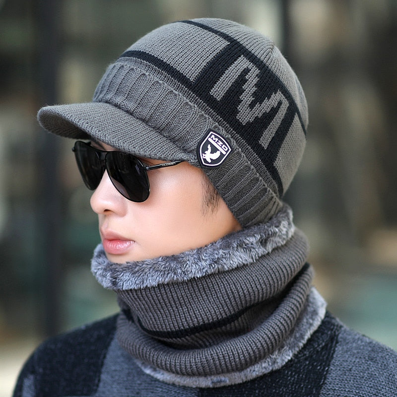 Bonnet Hiver Multifonction avec Cache-Cou et Protection Visage