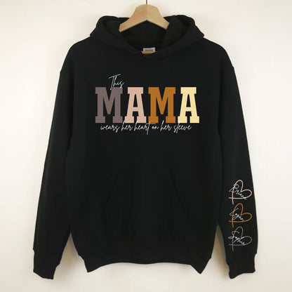 Pull Personnalisé avec Broderie Prénoms sur la Manche