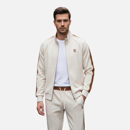 Ensemble de survêtement élégant pour homme avec blouson zip-up