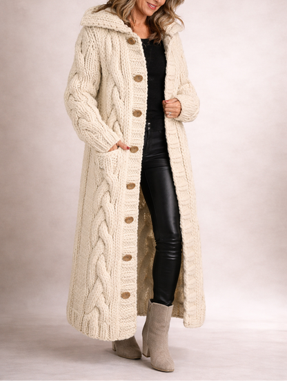 Manteau Élégant et Confortable avec Couverture de Ventre