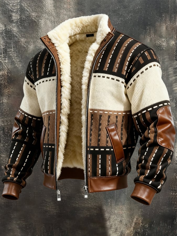 Veste zip à doublure Sherpa - Confort hivernal