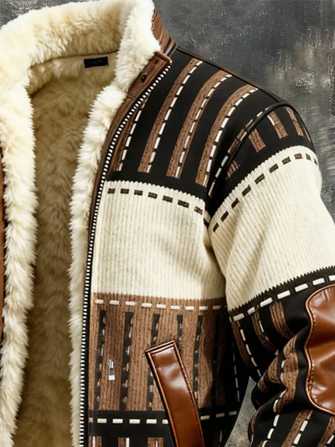 Veste zip à doublure Sherpa - Confort hivernal