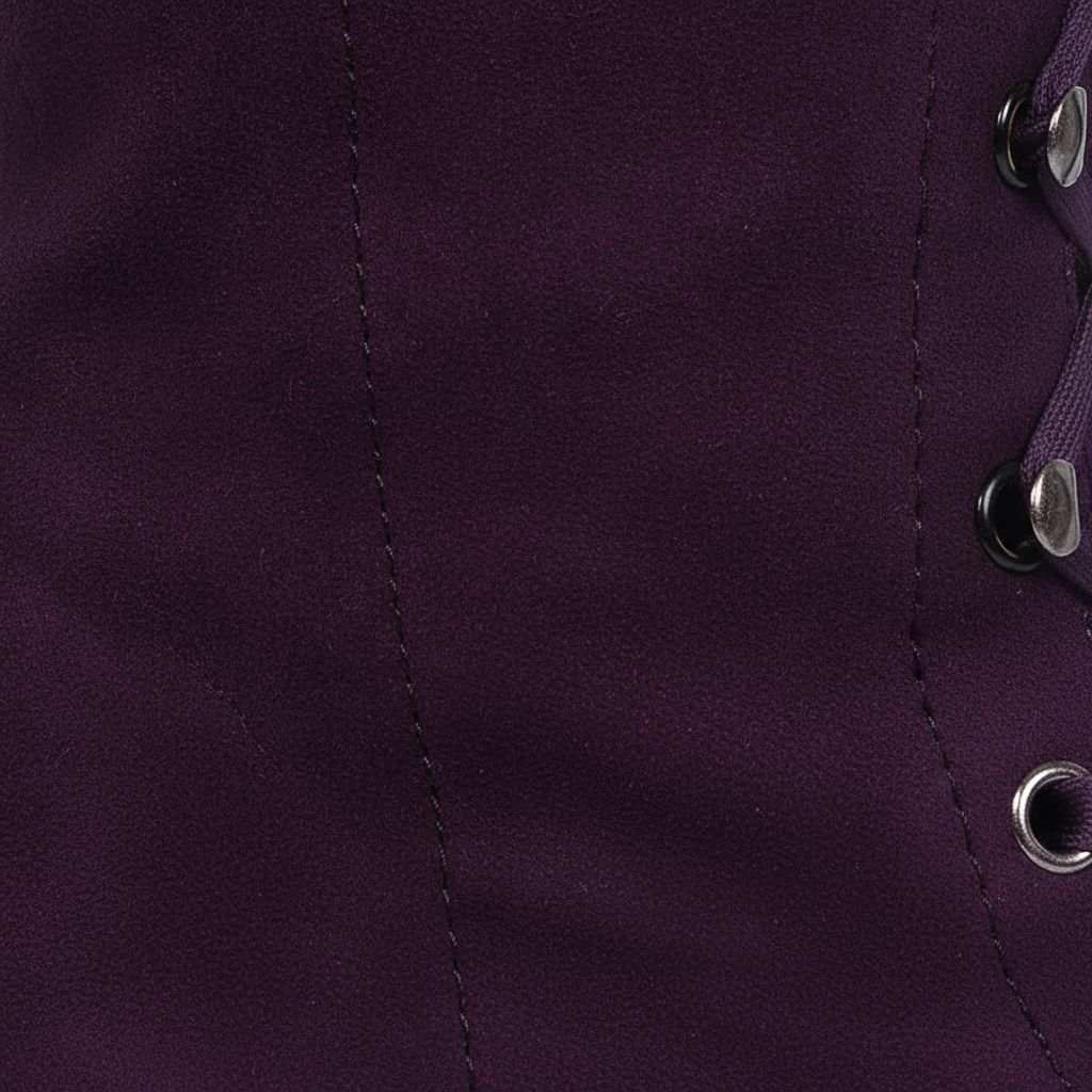 Bottes en daim pour femme avec lacets et talon moyen