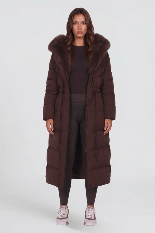 Manteau à capuche fourrée longue - Confort et chaleur extrêmes | Martaline