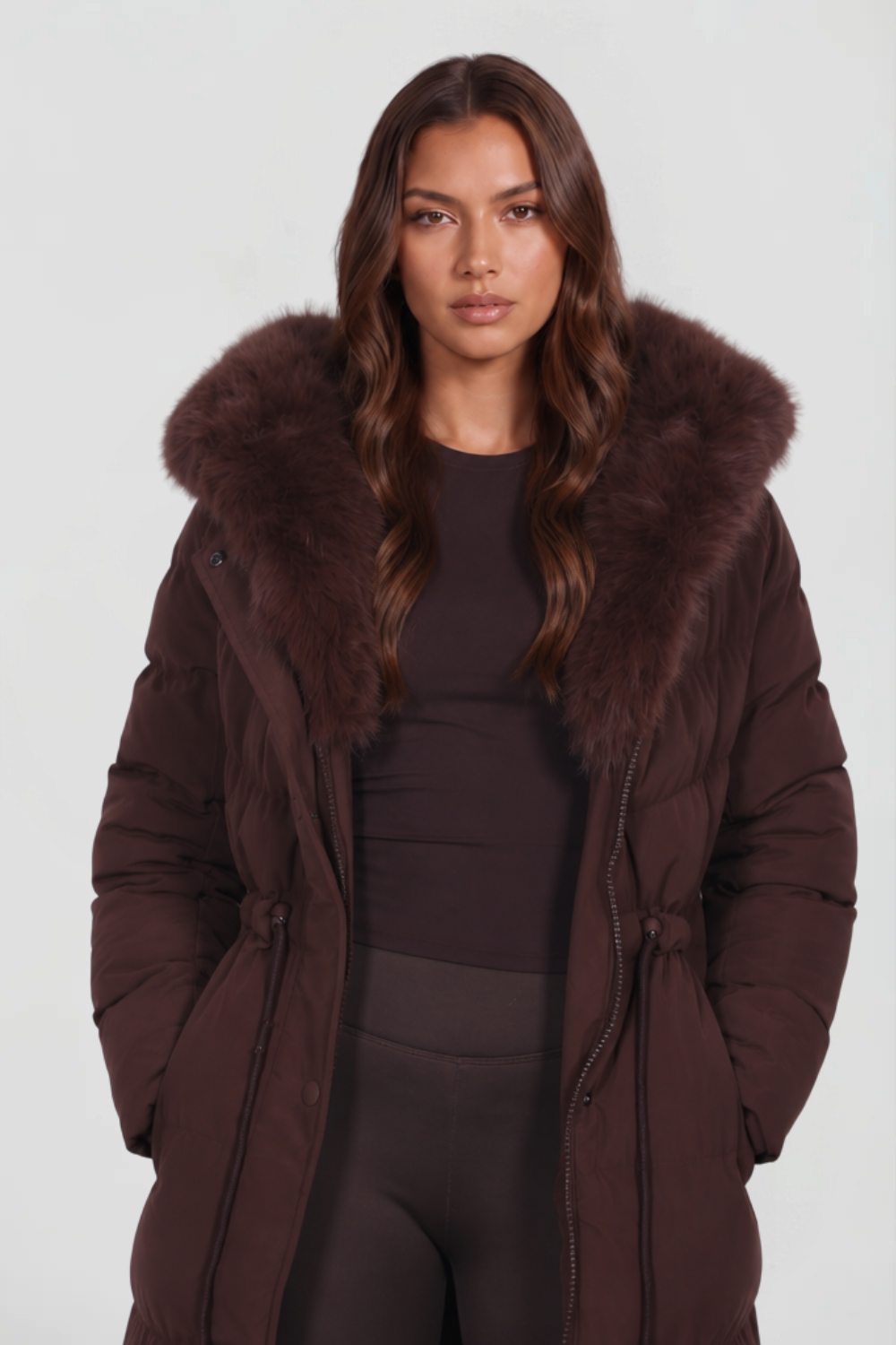 Manteau à capuche fourrée longue - Confort et chaleur extrêmes | Martaline