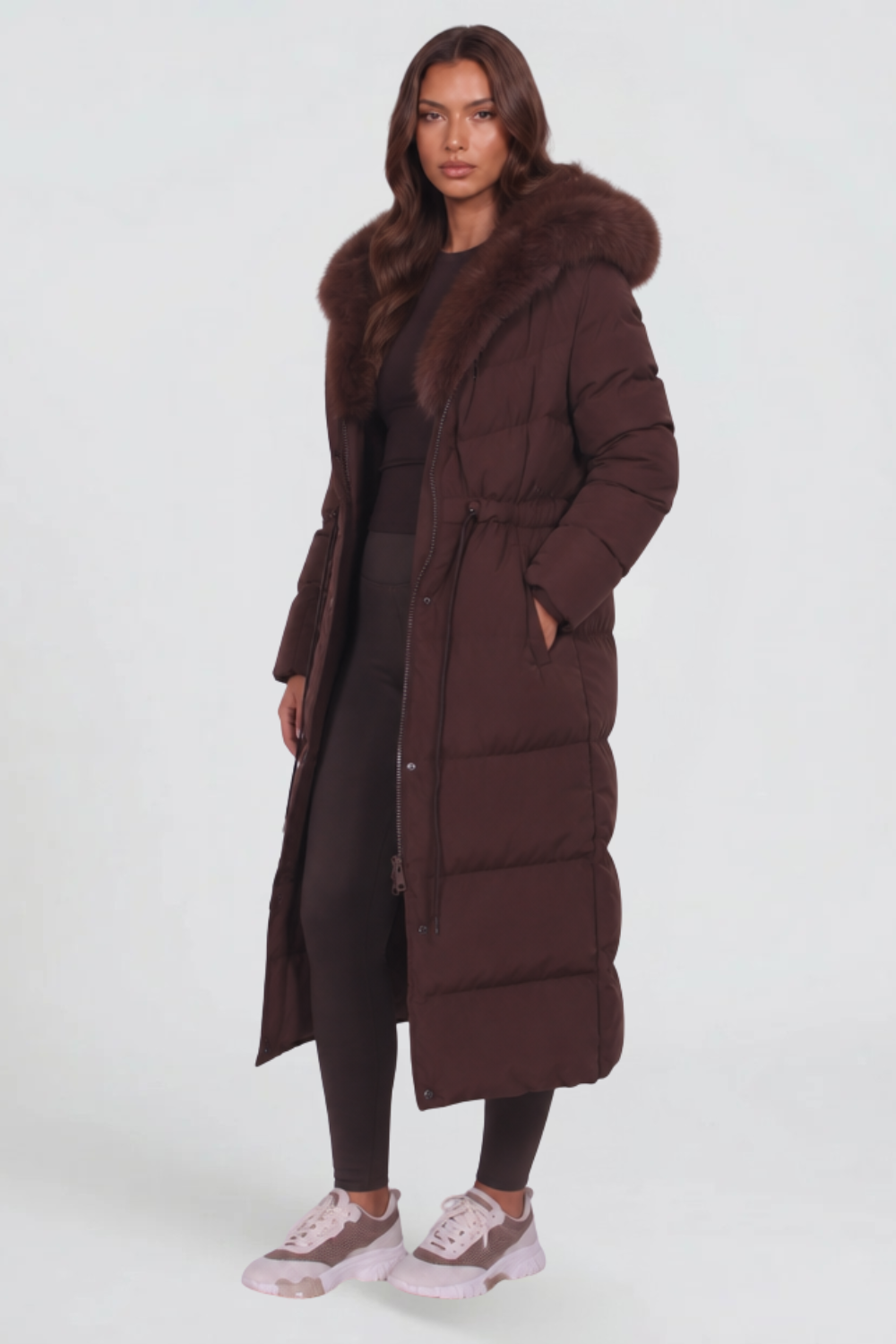Manteau à capuche fourrée longue - Confort et chaleur extrêmes | Martaline